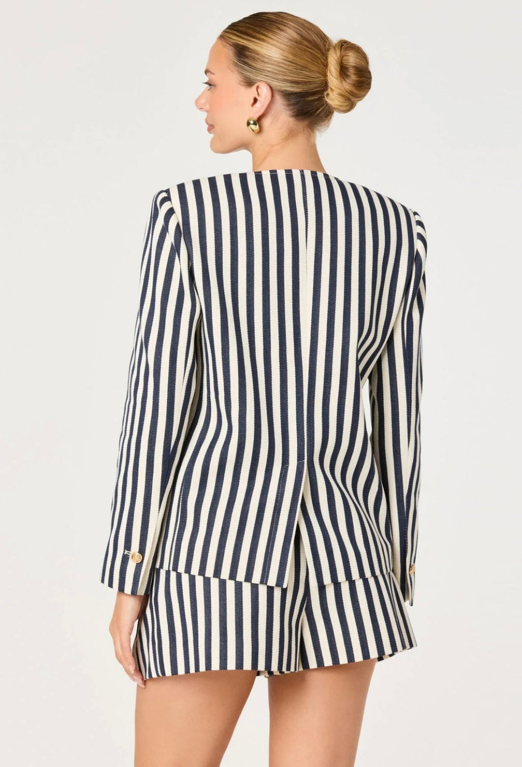 ‌Unlined Structured Blazer