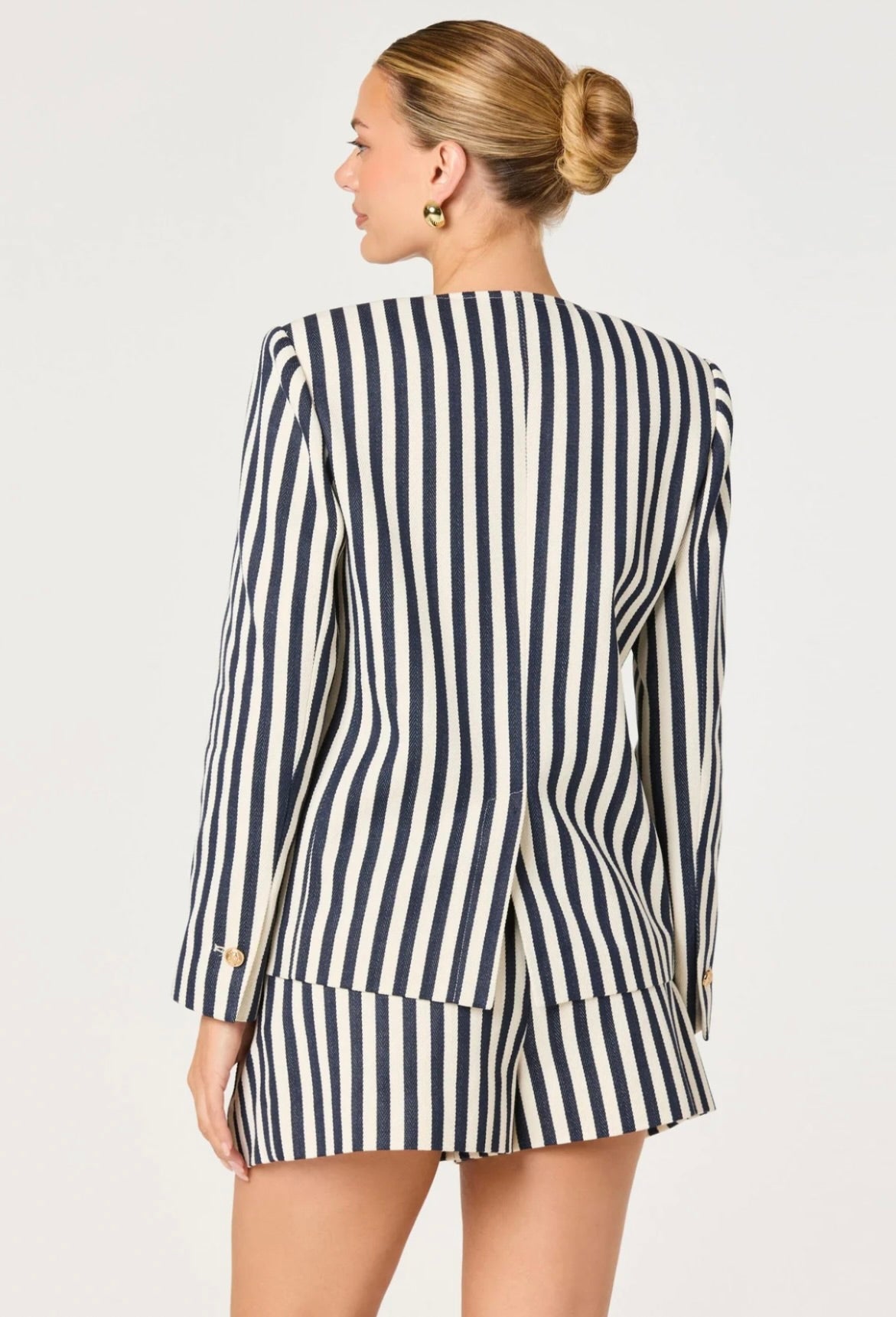 ‌Unlined Structured Blazer