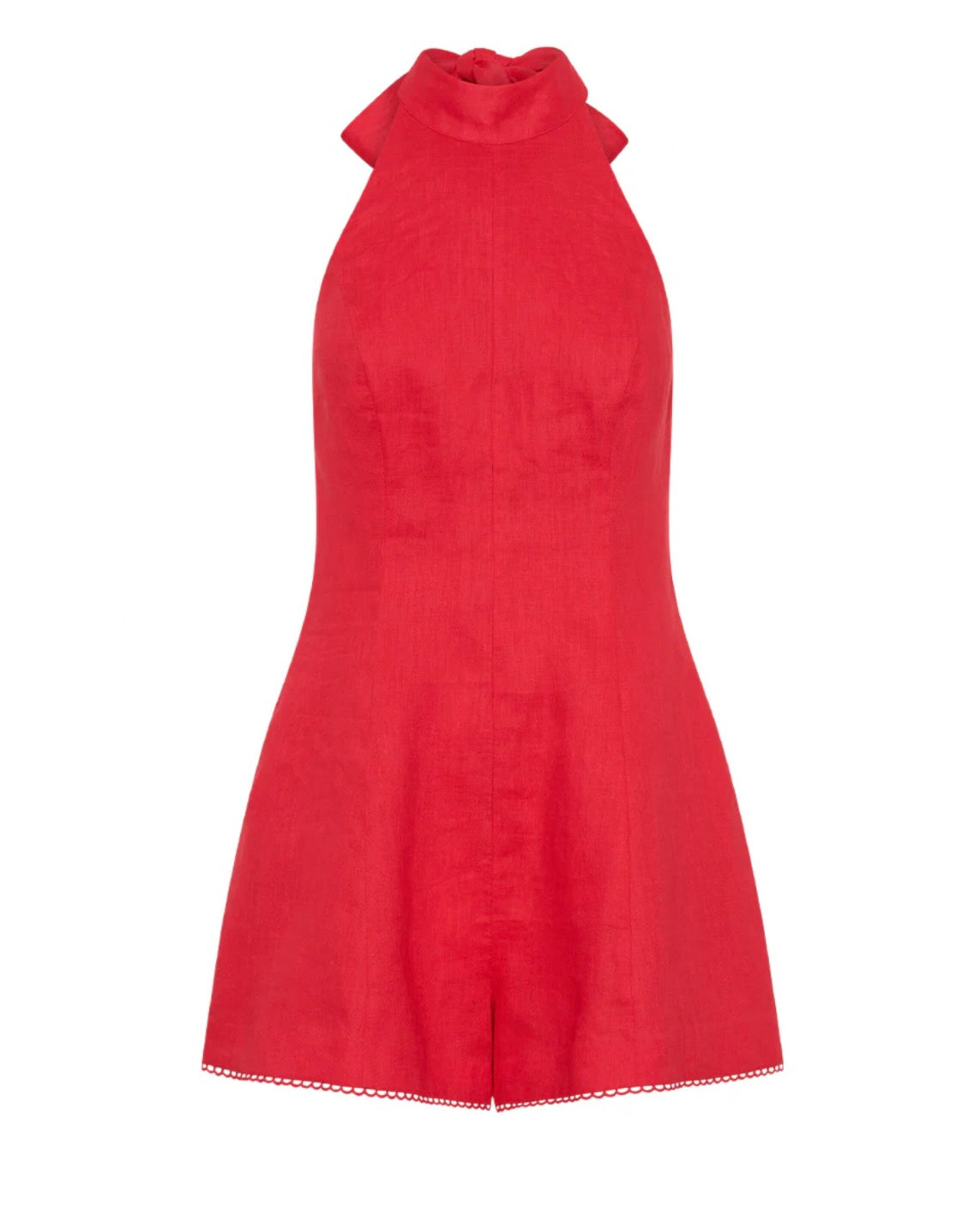 ‌Low-Back Lace-Trim One-Piece