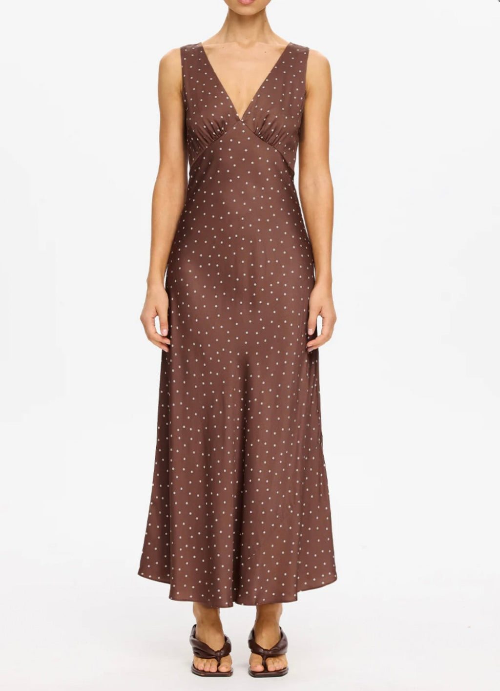 Chocolate Polka Drape