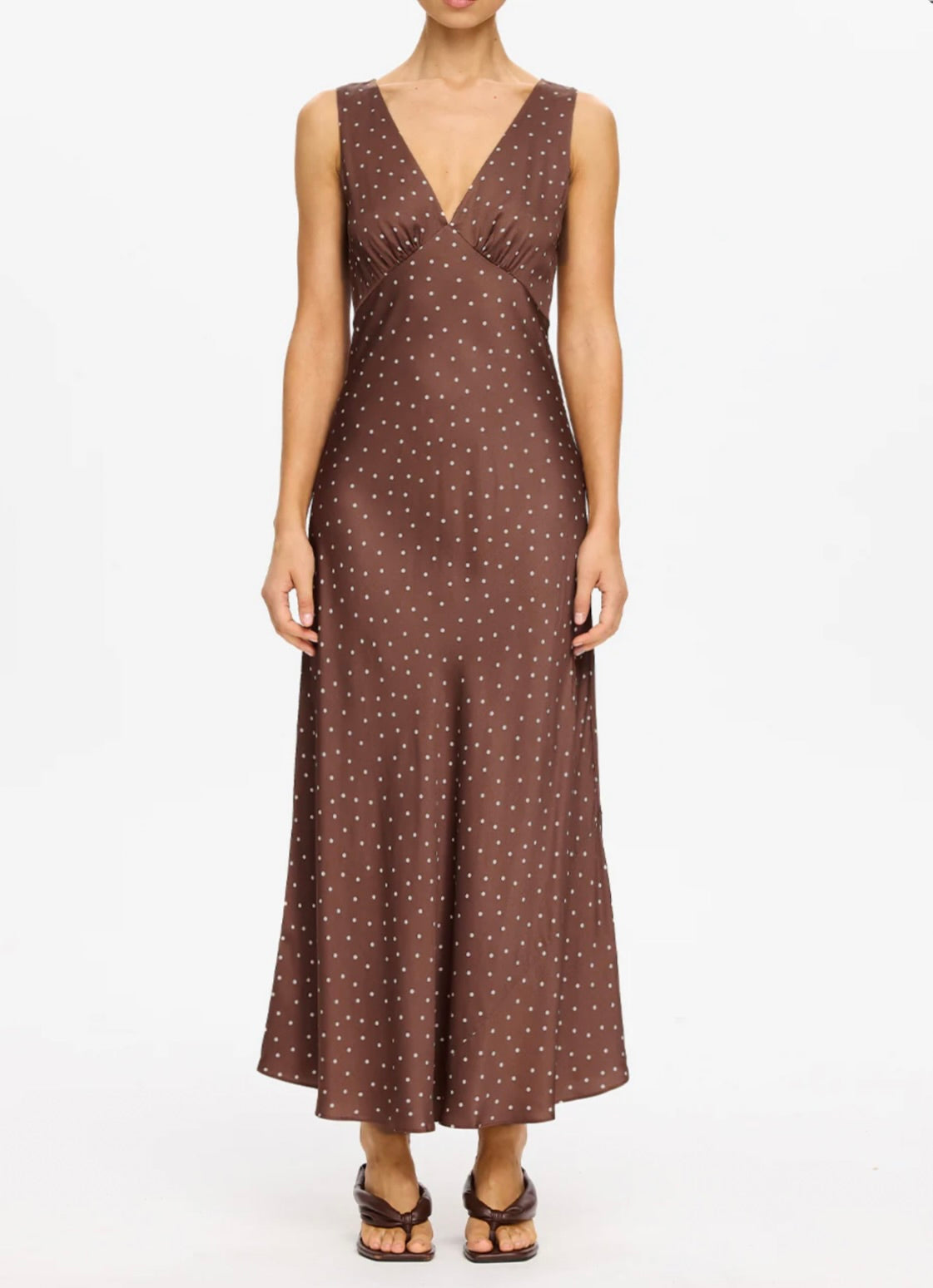 Chocolate Polka Drape