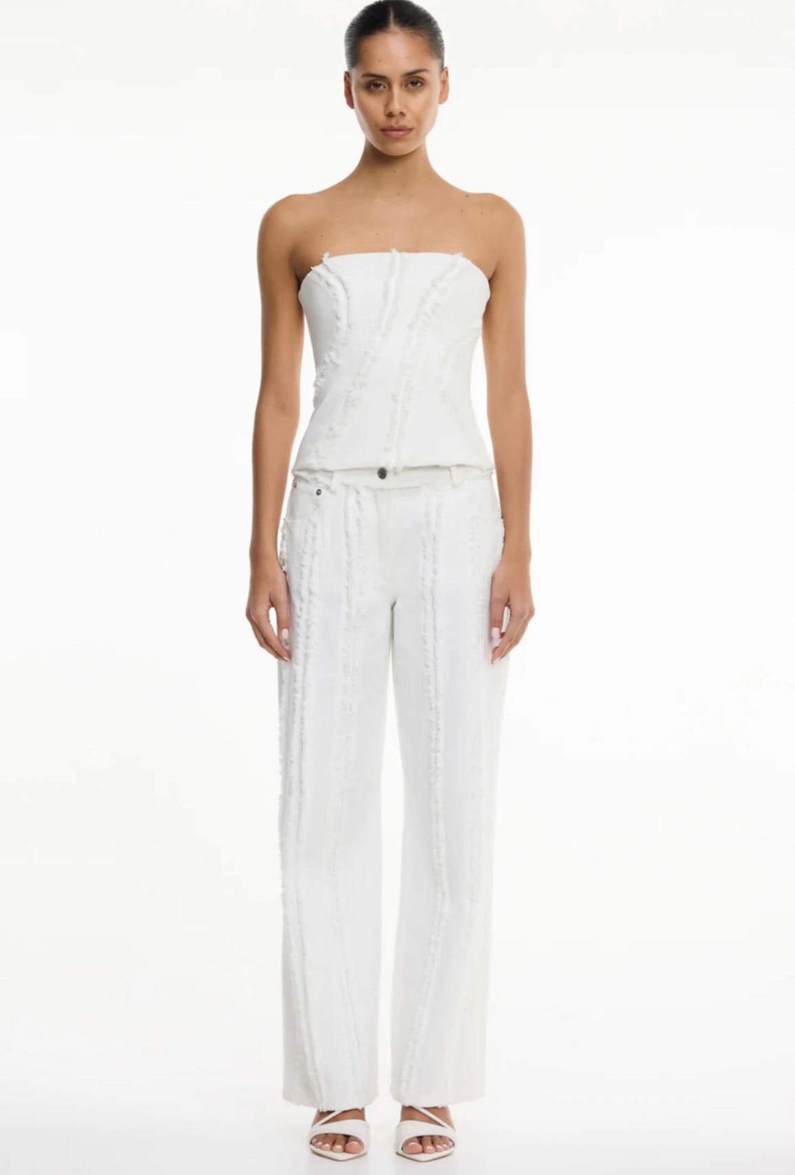 Ivory Straight Cotton Jean