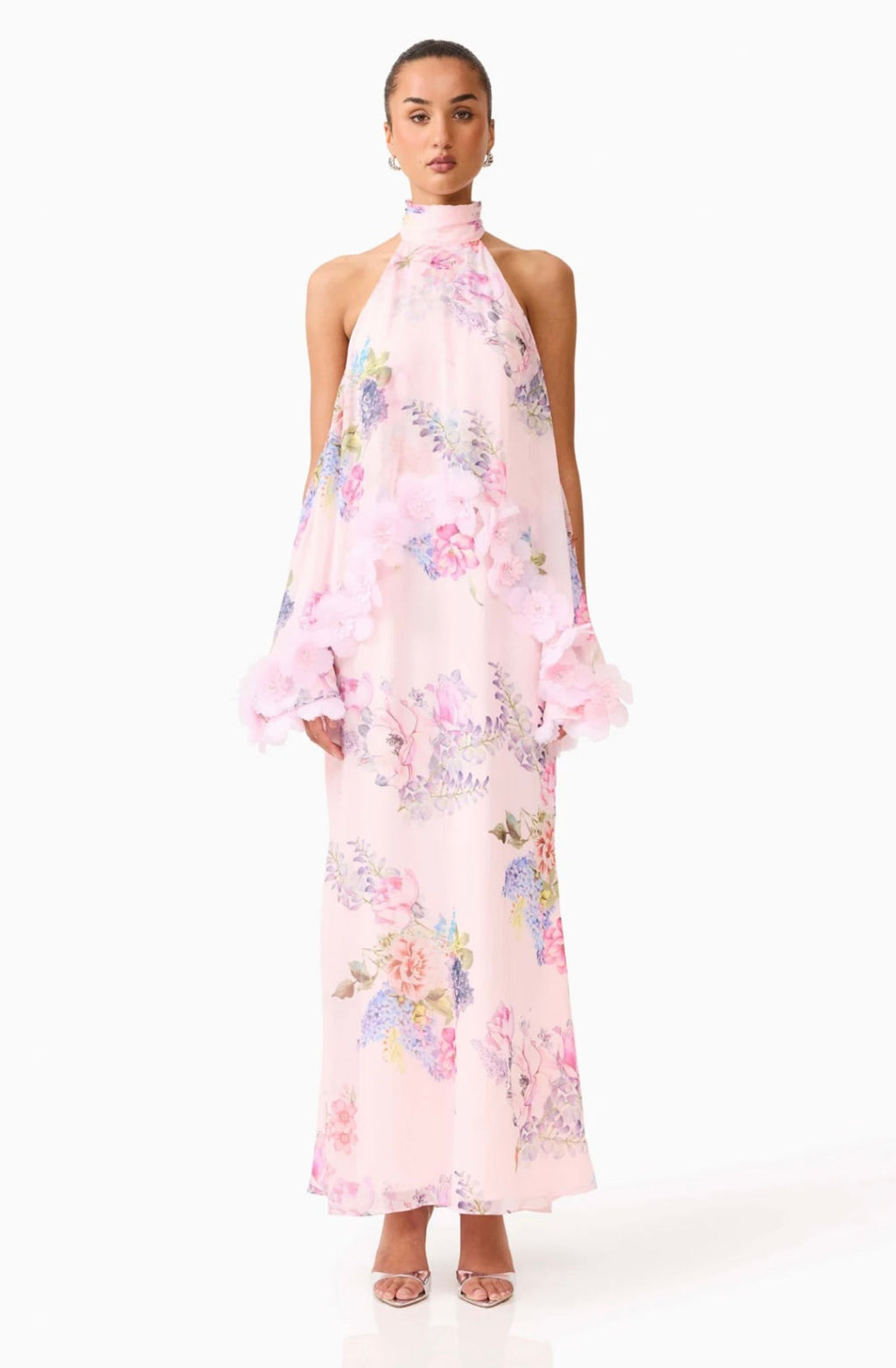 Pink Multi Floral Trim