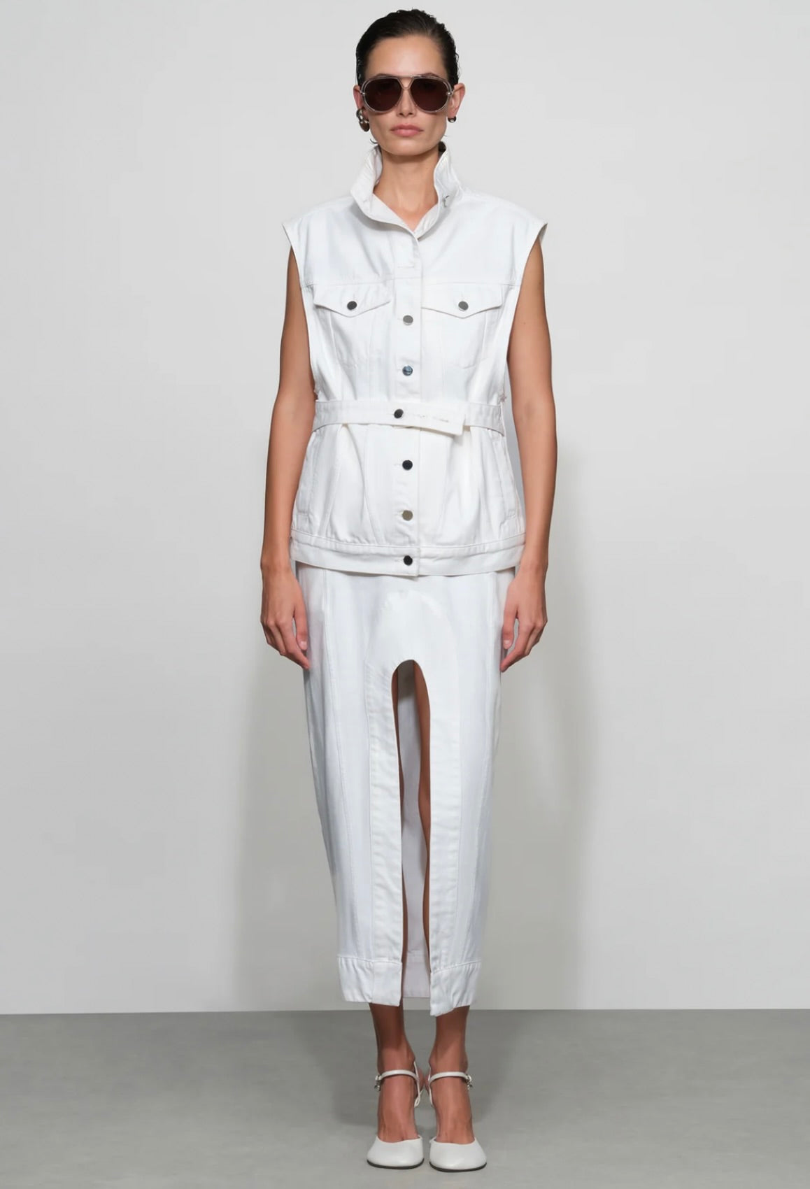 Cinched Waist Vest