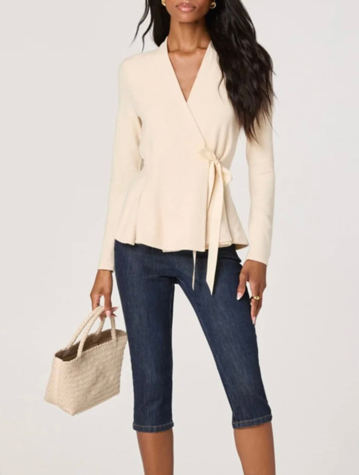 Vanilla Wrap Sweater