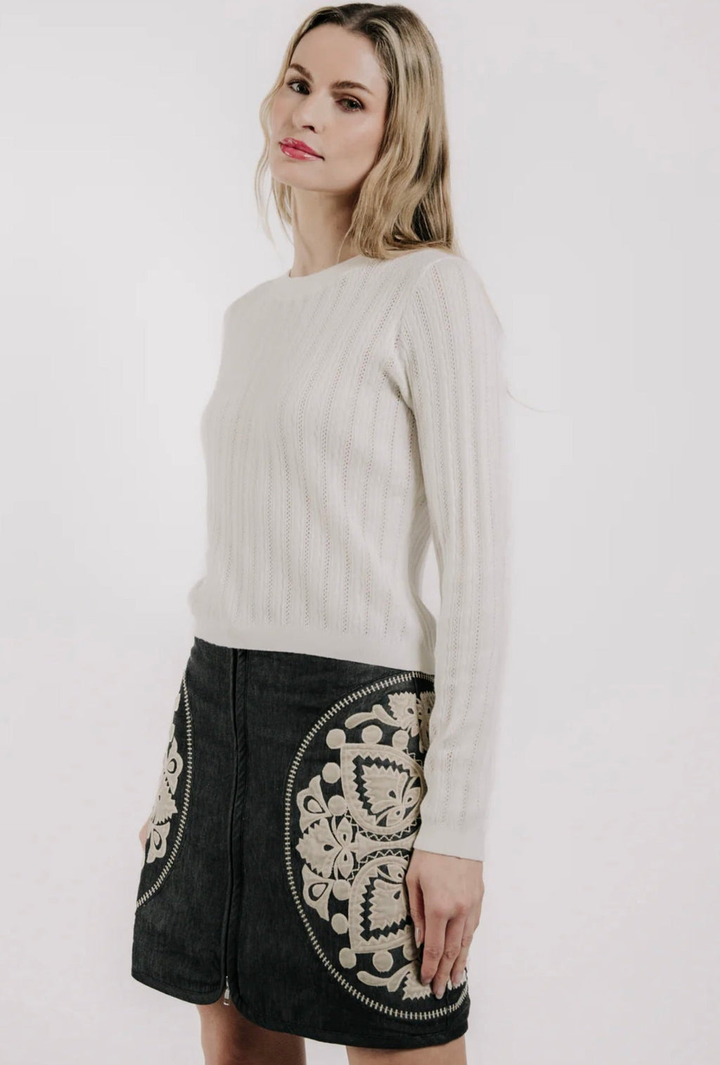 Day-to-Night Seamless Elegance Skirt