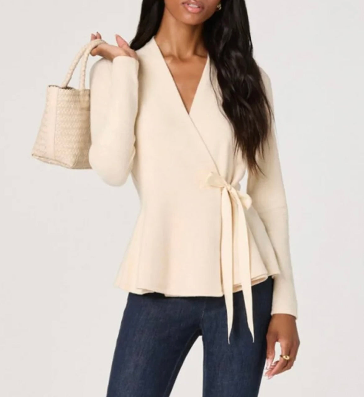 Vanilla Wrap Sweater