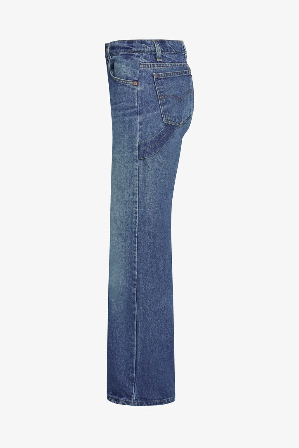 Medium Dark High-Rise Vintage Utility Jeans