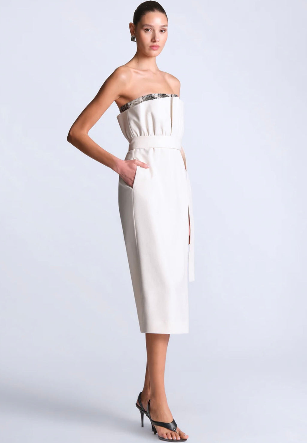 Gardenia Strapless Wrap Dress