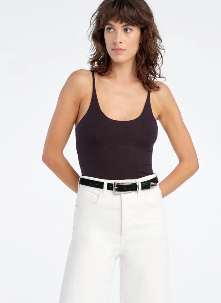 Thin Strap Low Neck Cami