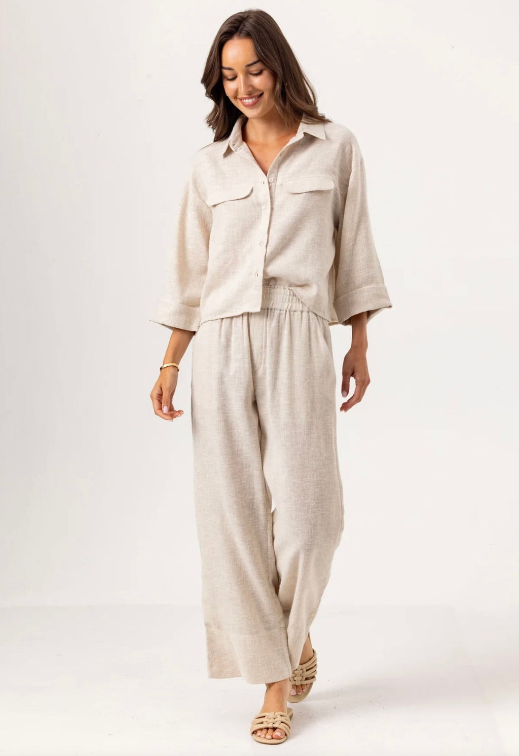 Moonbeam Cotton Straight Pant