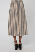 Elastic Waist Pull-On Skirt with Subtle Gathering