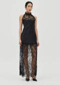 Smoke Bias Lace Maxi