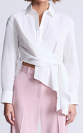 Asymmetric Wrap Shirt