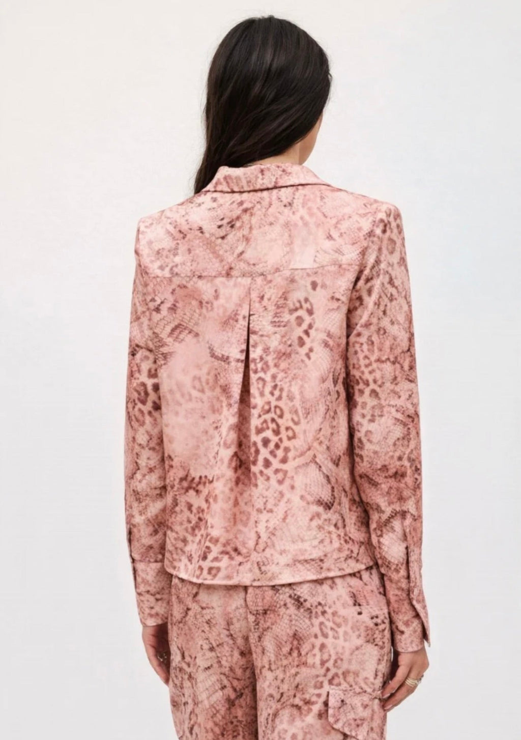Rose Button Front