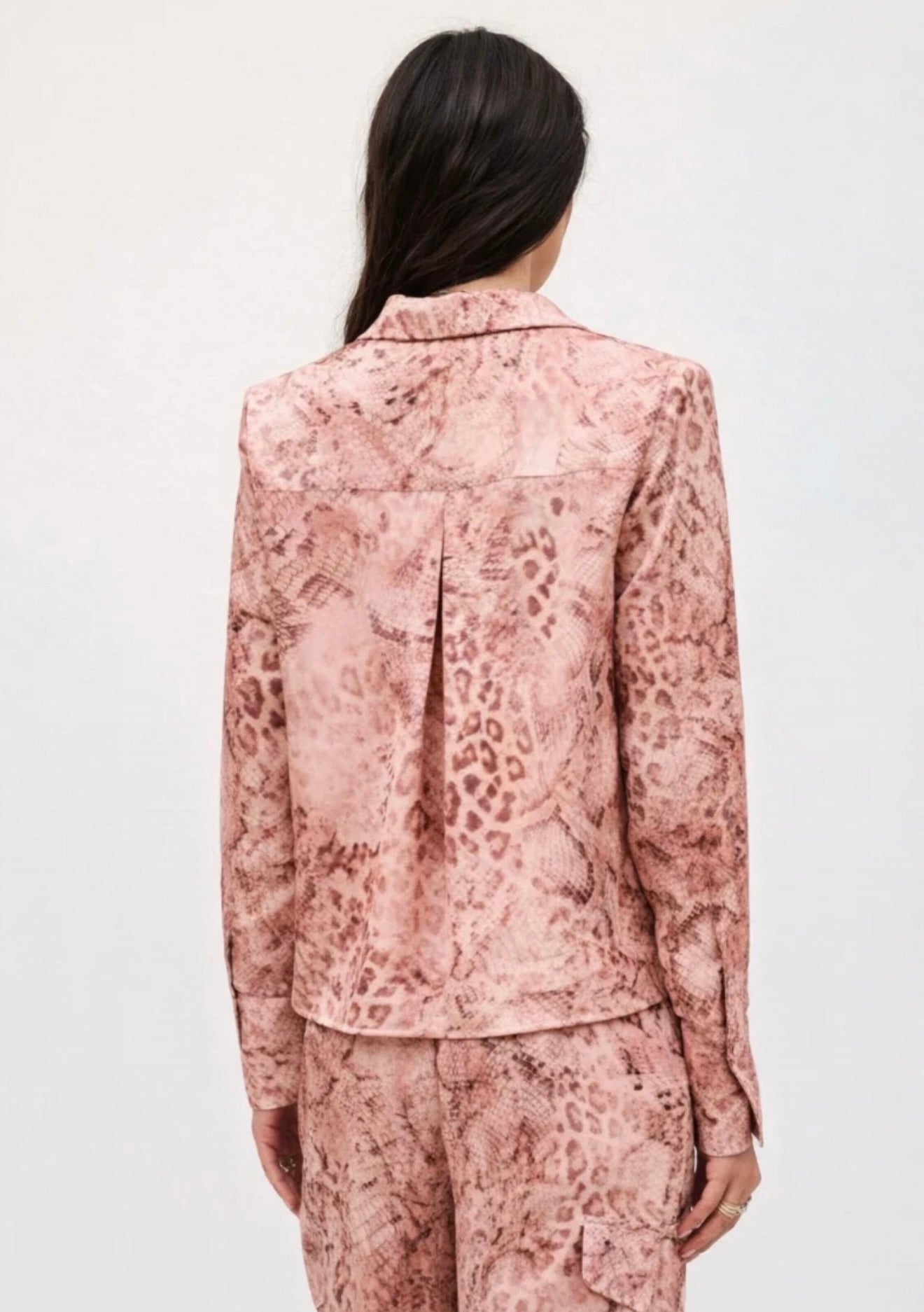 Rose Button Front