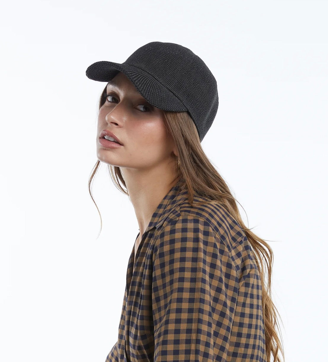 Black Lightweight Dad Cap with Back Clasp Adjustment
