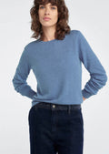 River Blue Rib Trim Crew