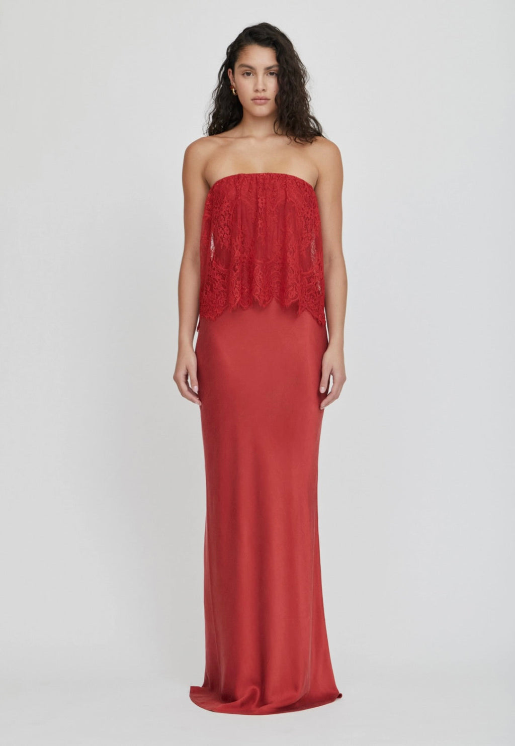 Crimson Bias Lace