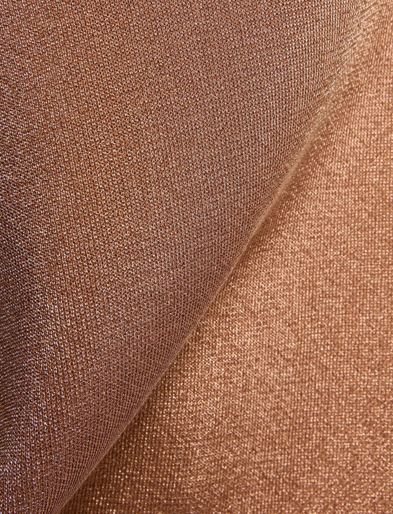 Fluid Shine Rust Halter Maxi Dress