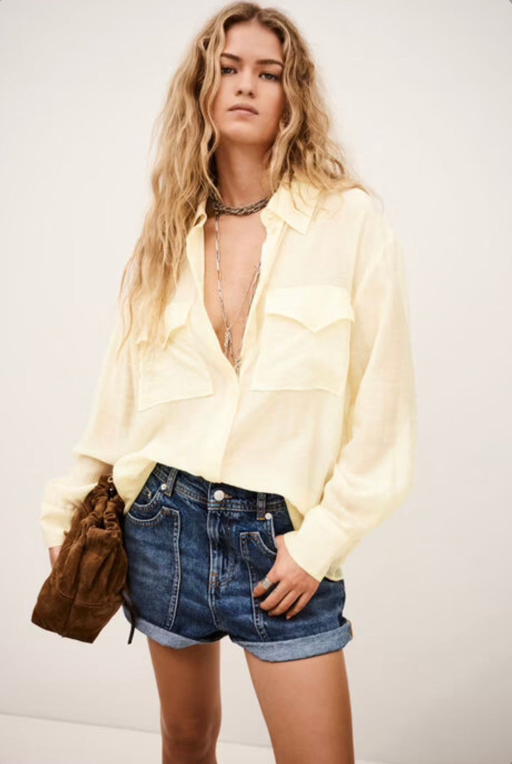 ‌Vanilla Front Button Shirt