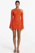 Pomegranate One-Shoulder Crochet