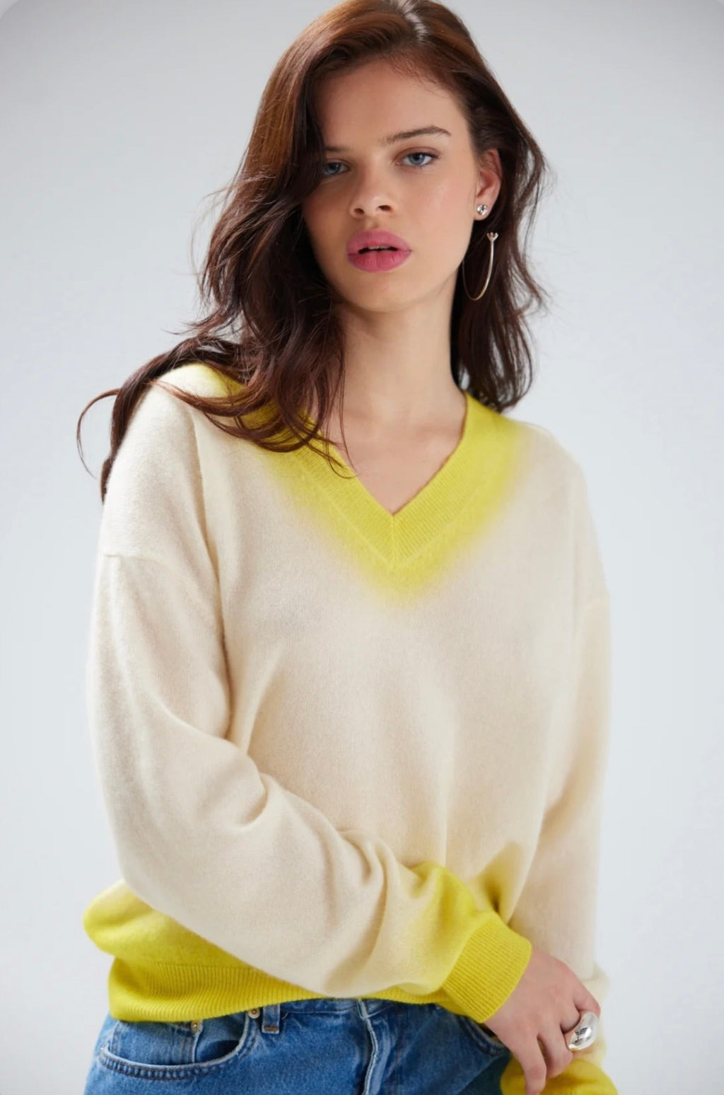 Long Sleeve Cashmere Pullover