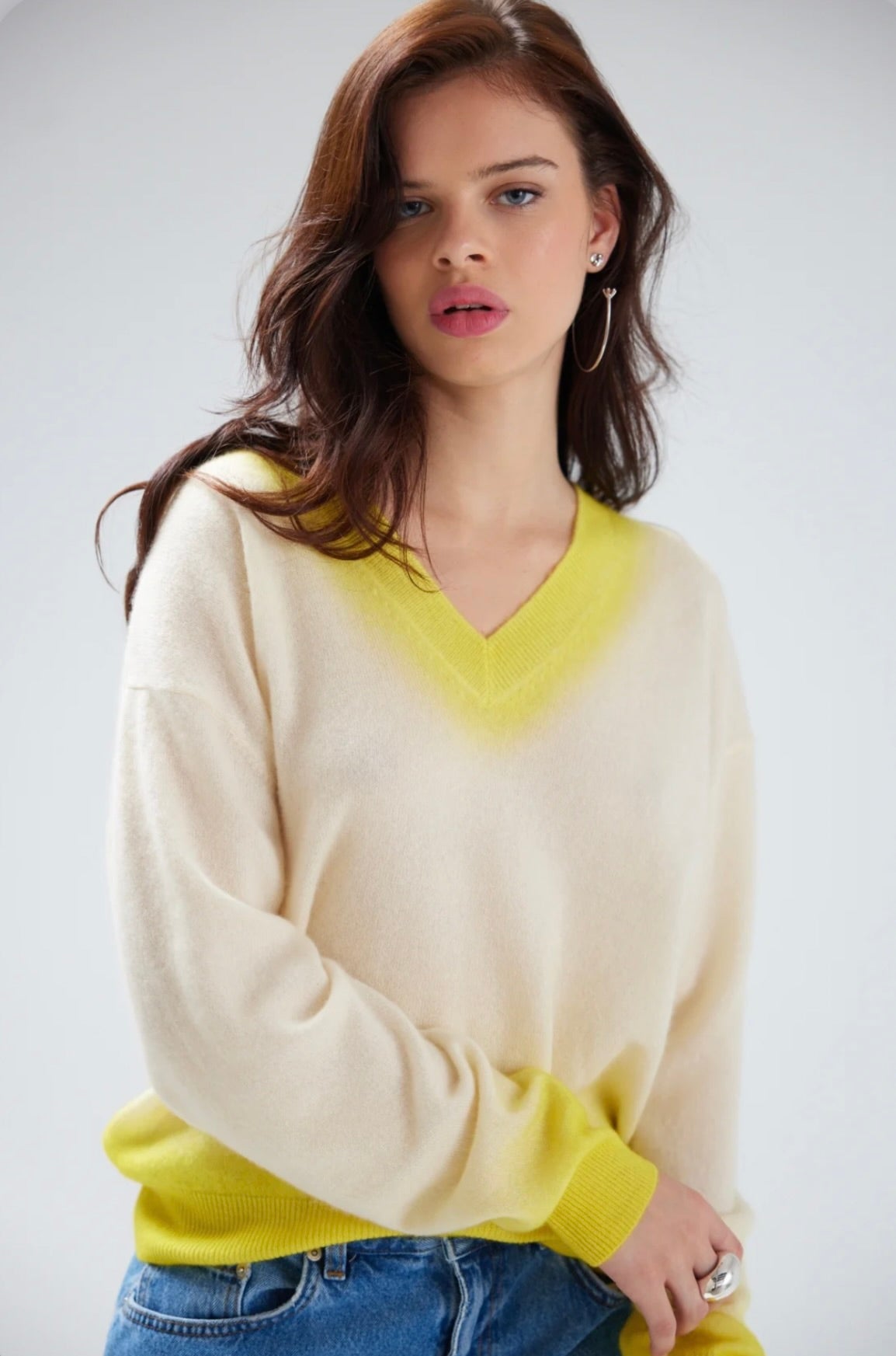 Long Sleeve Cashmere Pullover