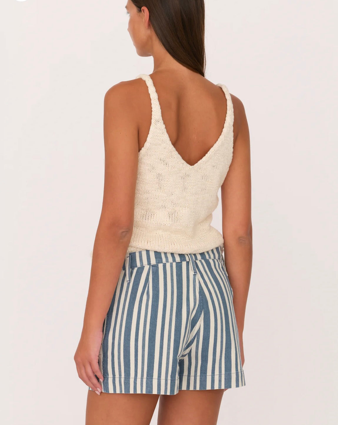 Ivory Cotton V-Neck