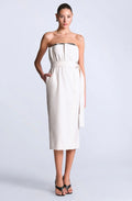 Gardenia Strapless Wrap Dress