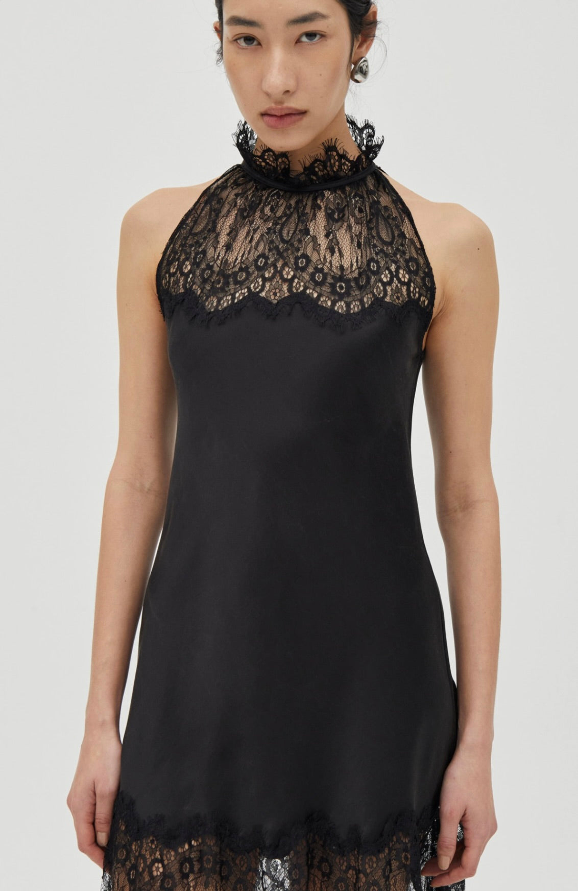 Smoke Bias Lace Maxi