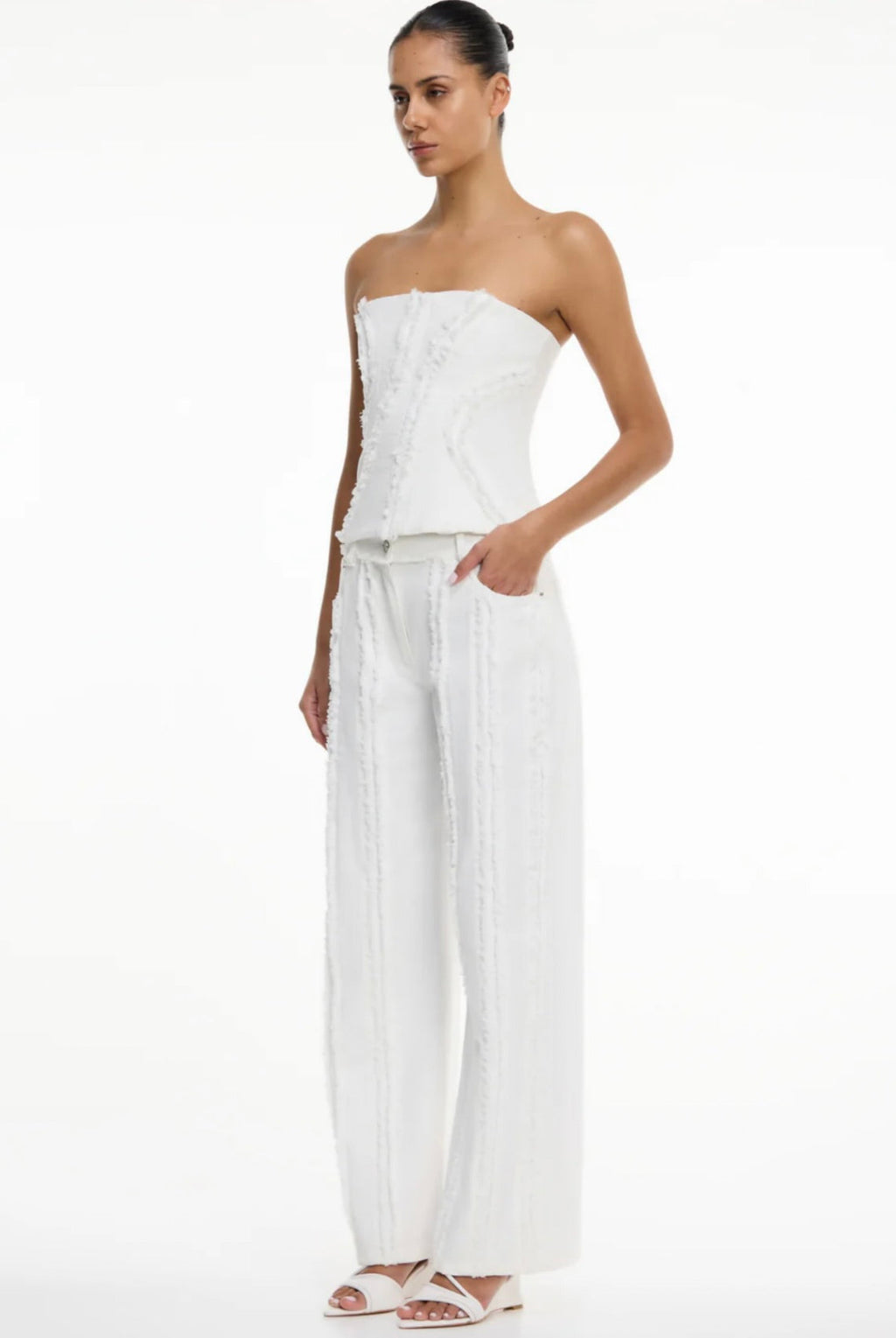 Ivory Straight Cotton Jean