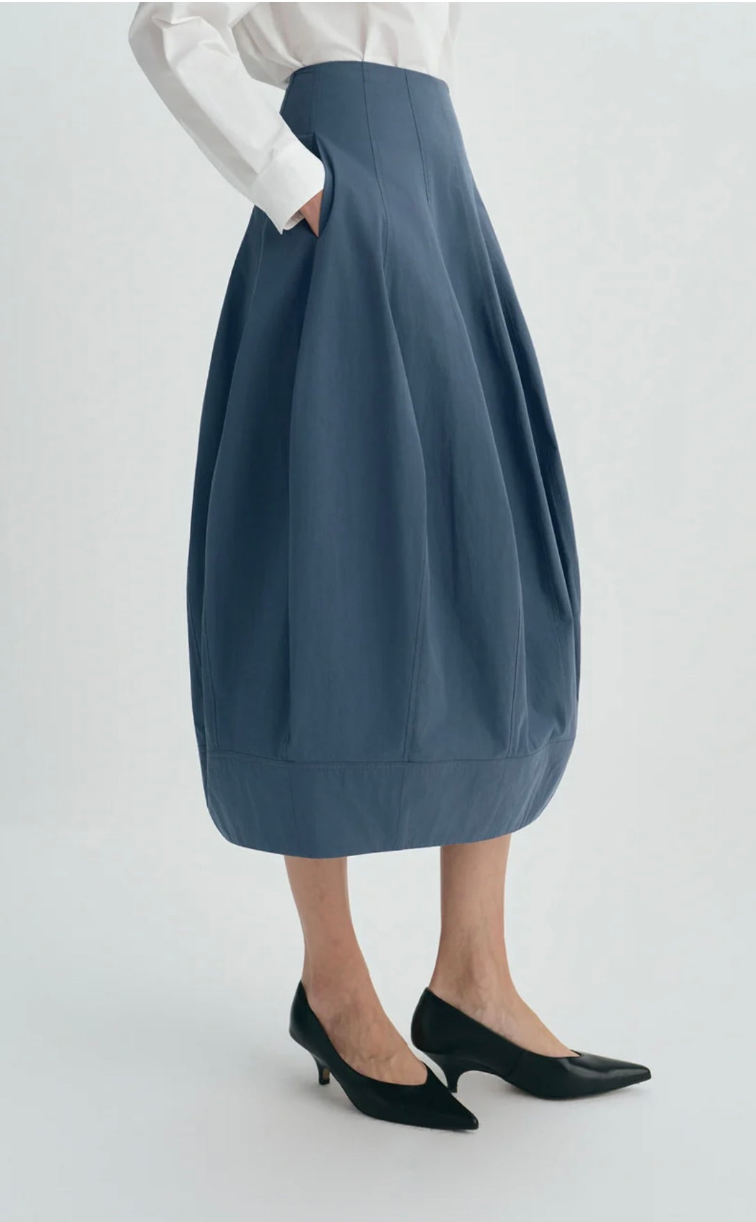 Structured Balloon Silhouette Midi