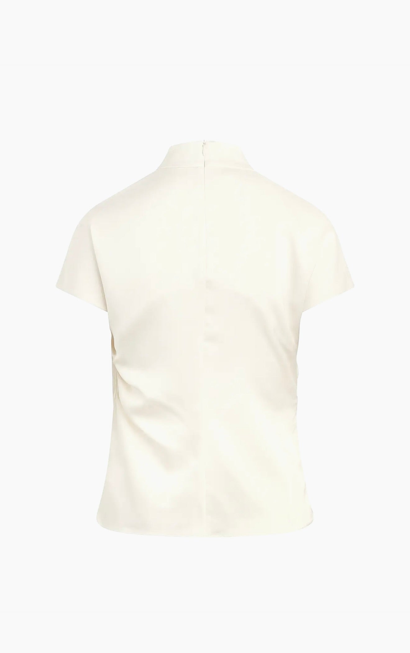 Ivory Viscose Drape Top
