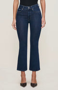 ‌High-Rise Cropped Denim