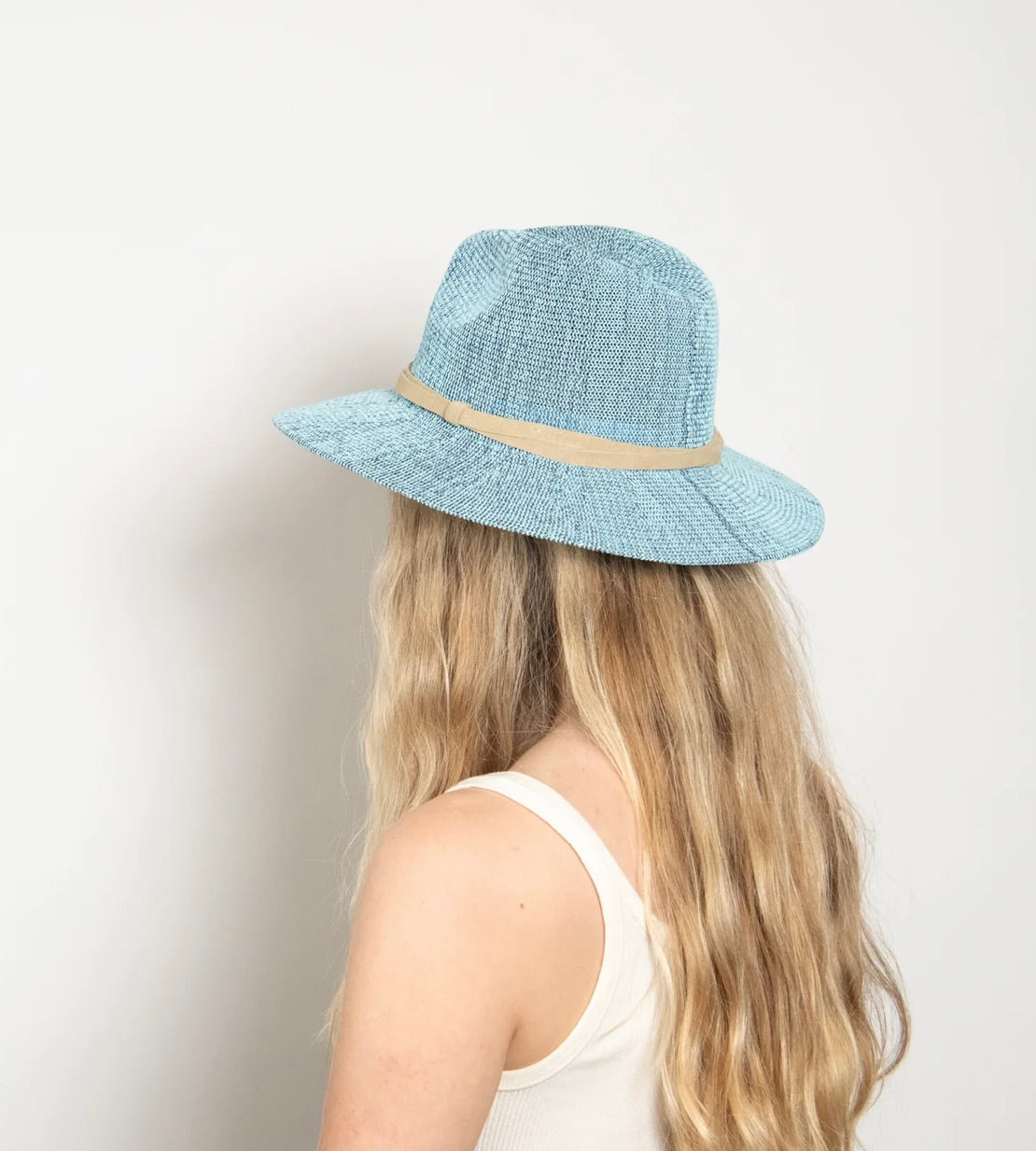 Open-Weave Lightweight Vacation Hat with Velcro Adjuster
