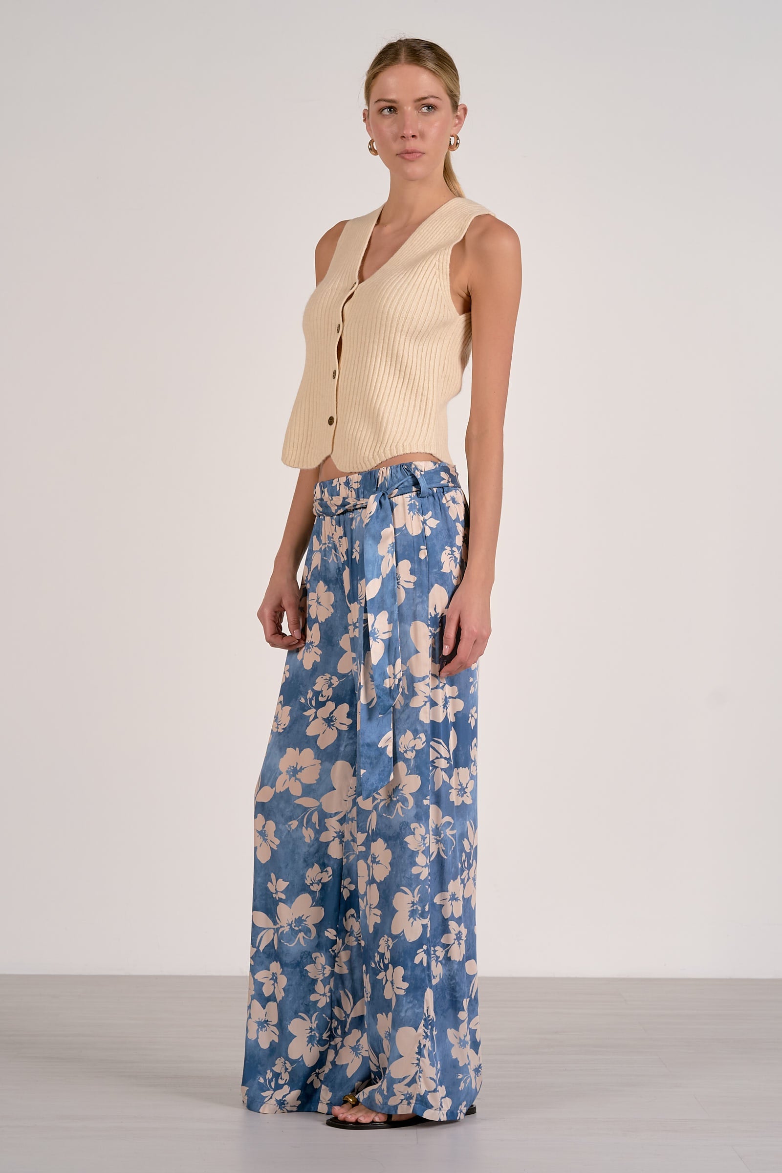 Summer Polished Wide-Leg Office Pants