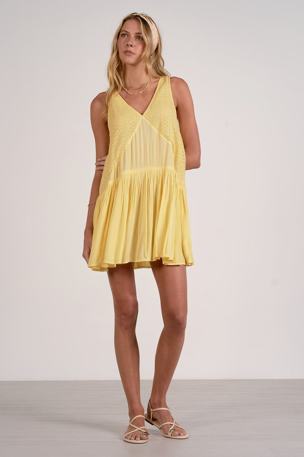 Fully Lined Draped Mini