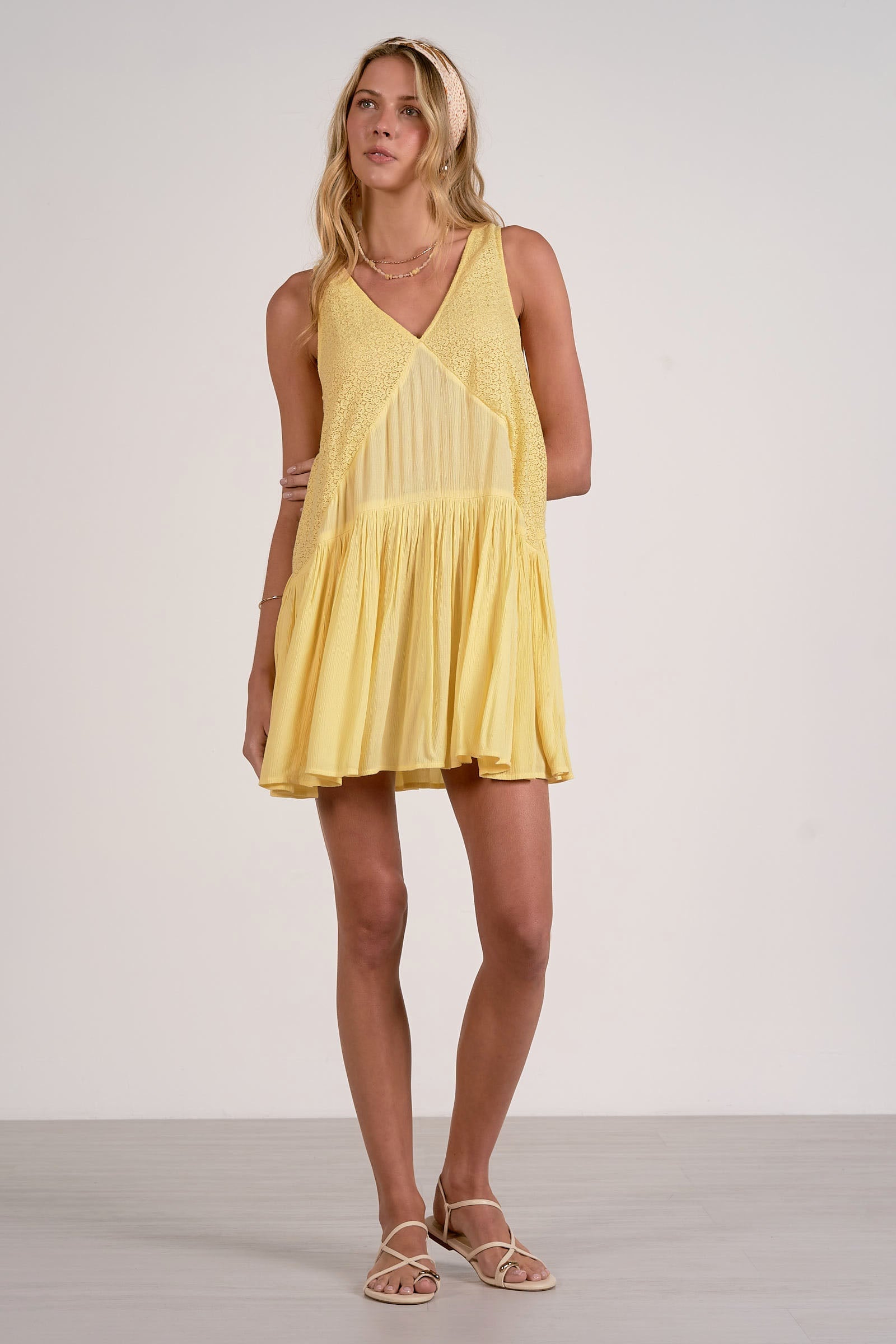 Fully Lined Draped Mini