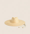 Velcro-Adjustable Wheat Straw Stampede Strap Sun Hat