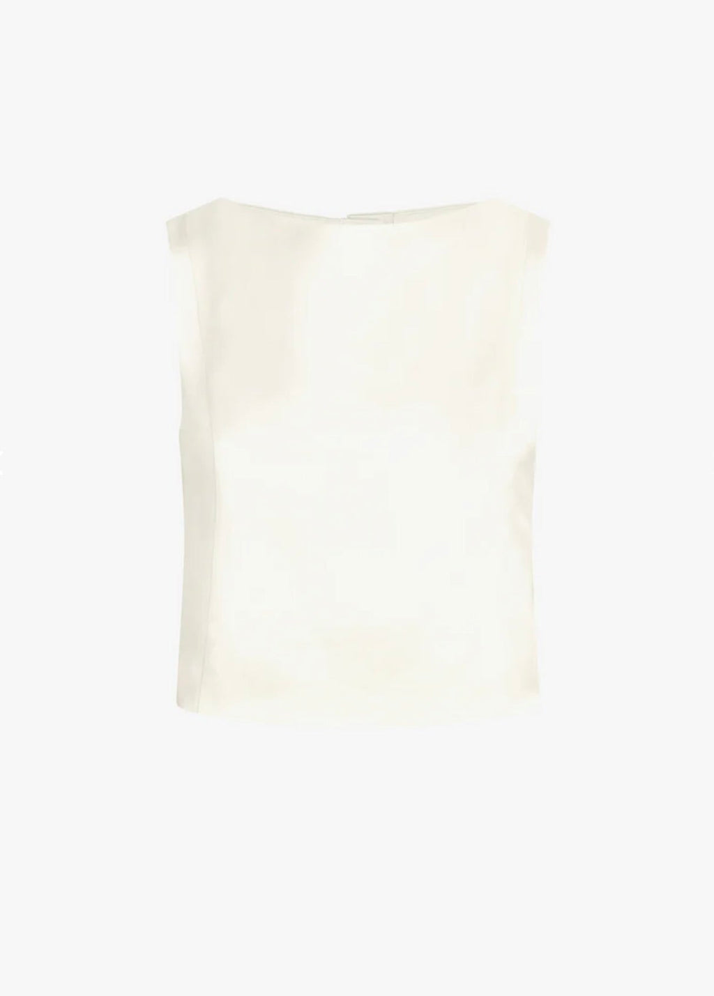 ‌Ivory Boat Neck Top