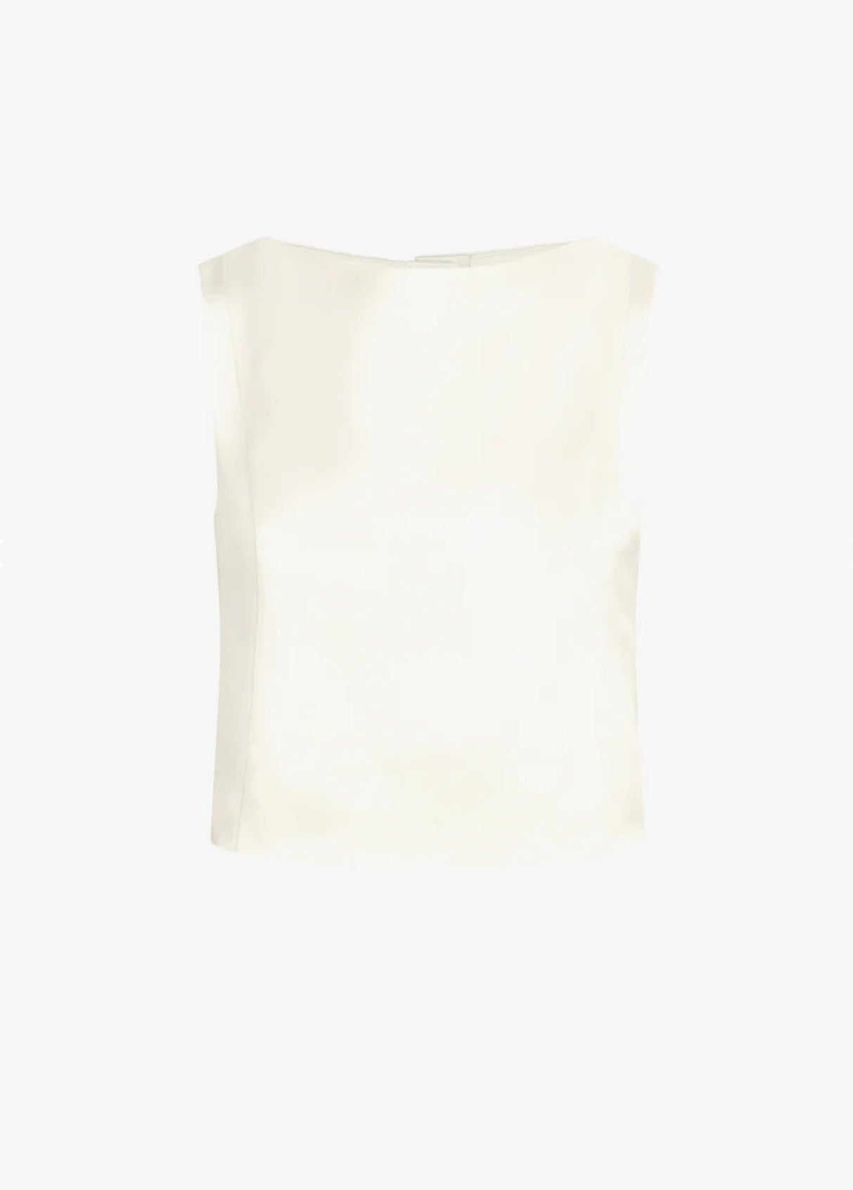 ‌Ivory Boat Neck Top