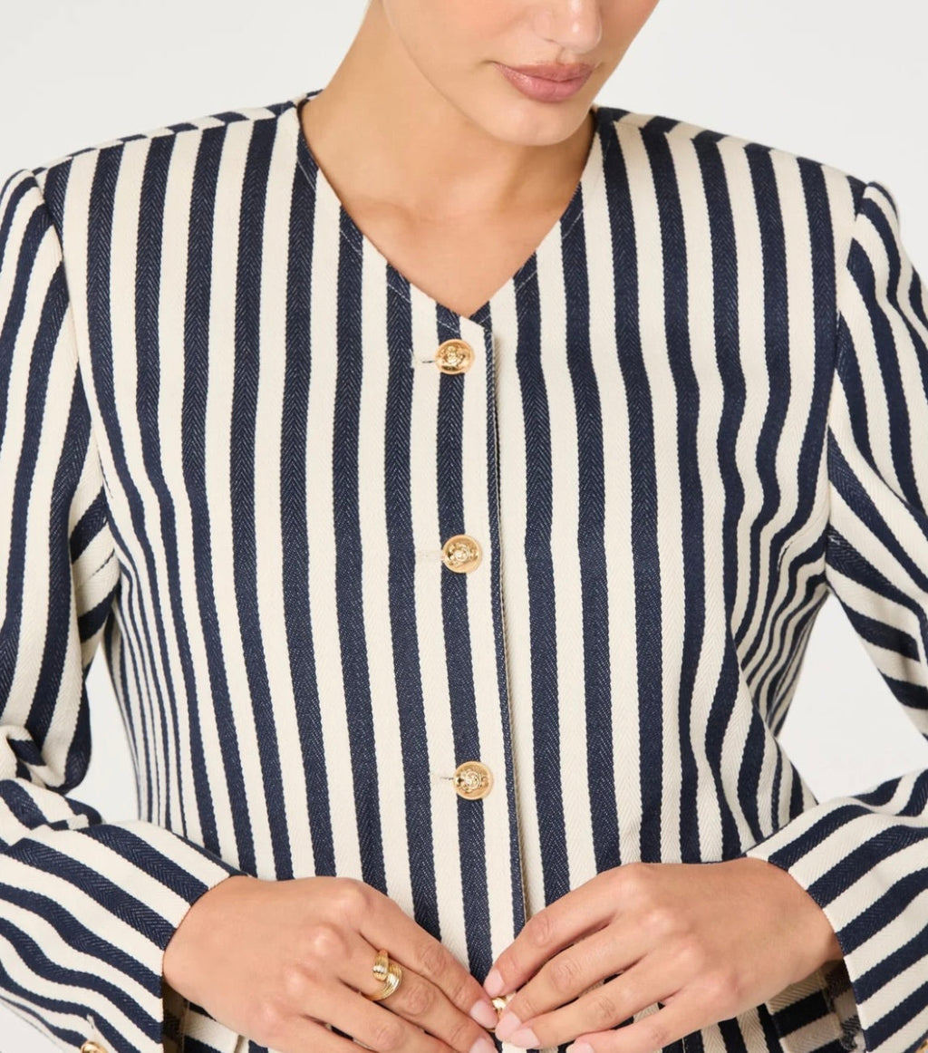 ‌Unlined Structured Blazer