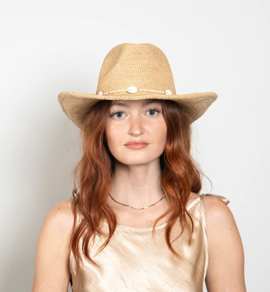 Lightweight Rebound-Form Raffia Crochet Sun Hat for Resort Wear