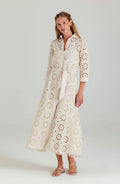 Moonbeam Linen Shirt Dress