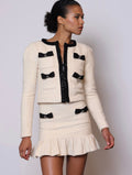 High-Waist Ruffled Mini