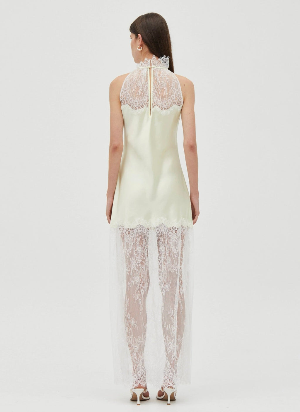 Lemonade Bias Lace Maxi