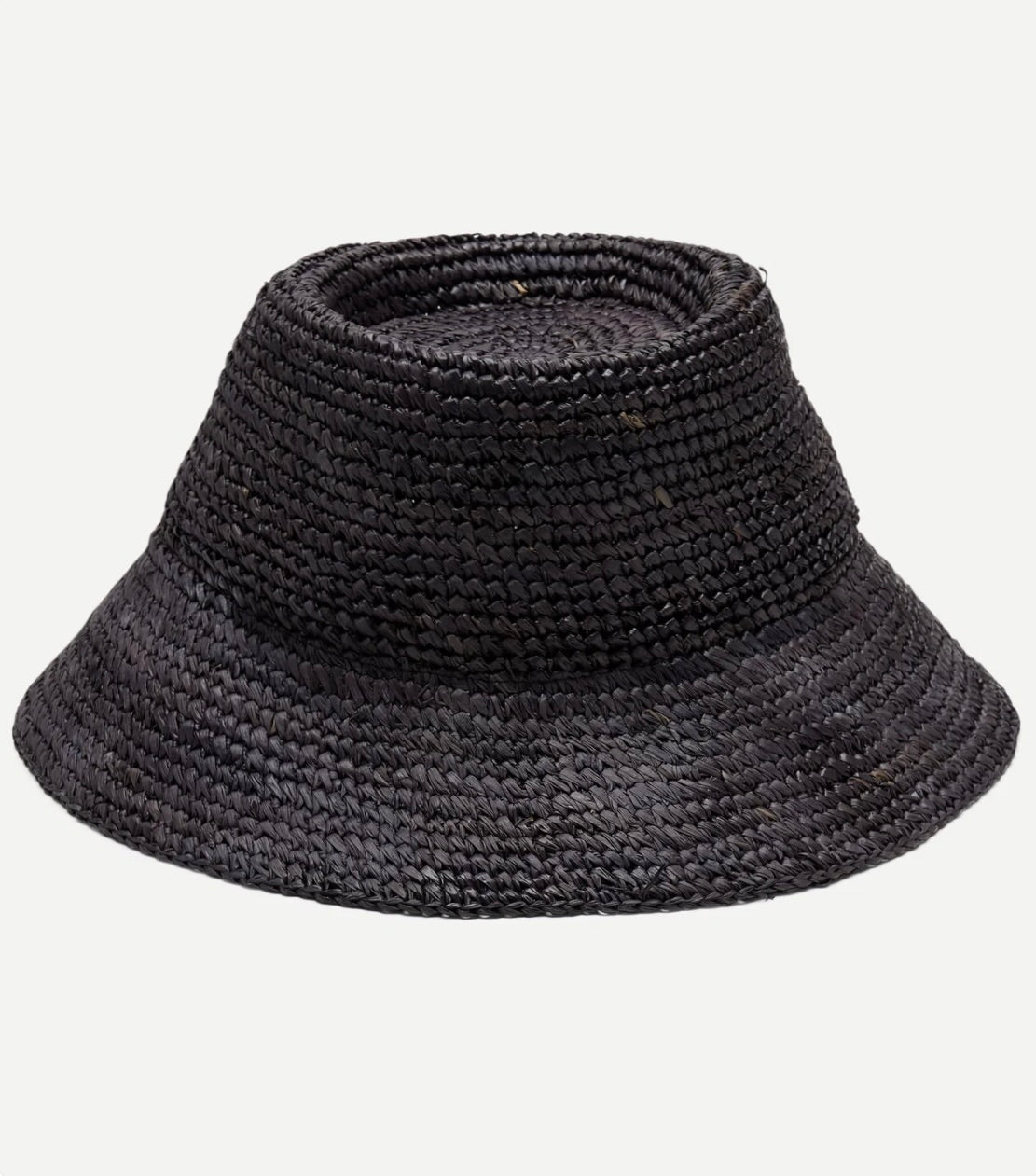 Midnight Blue Crocheted Foldable Telescope Bucket Hat