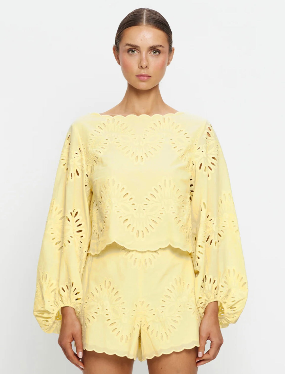 Butter Cotton Broderie Blouse