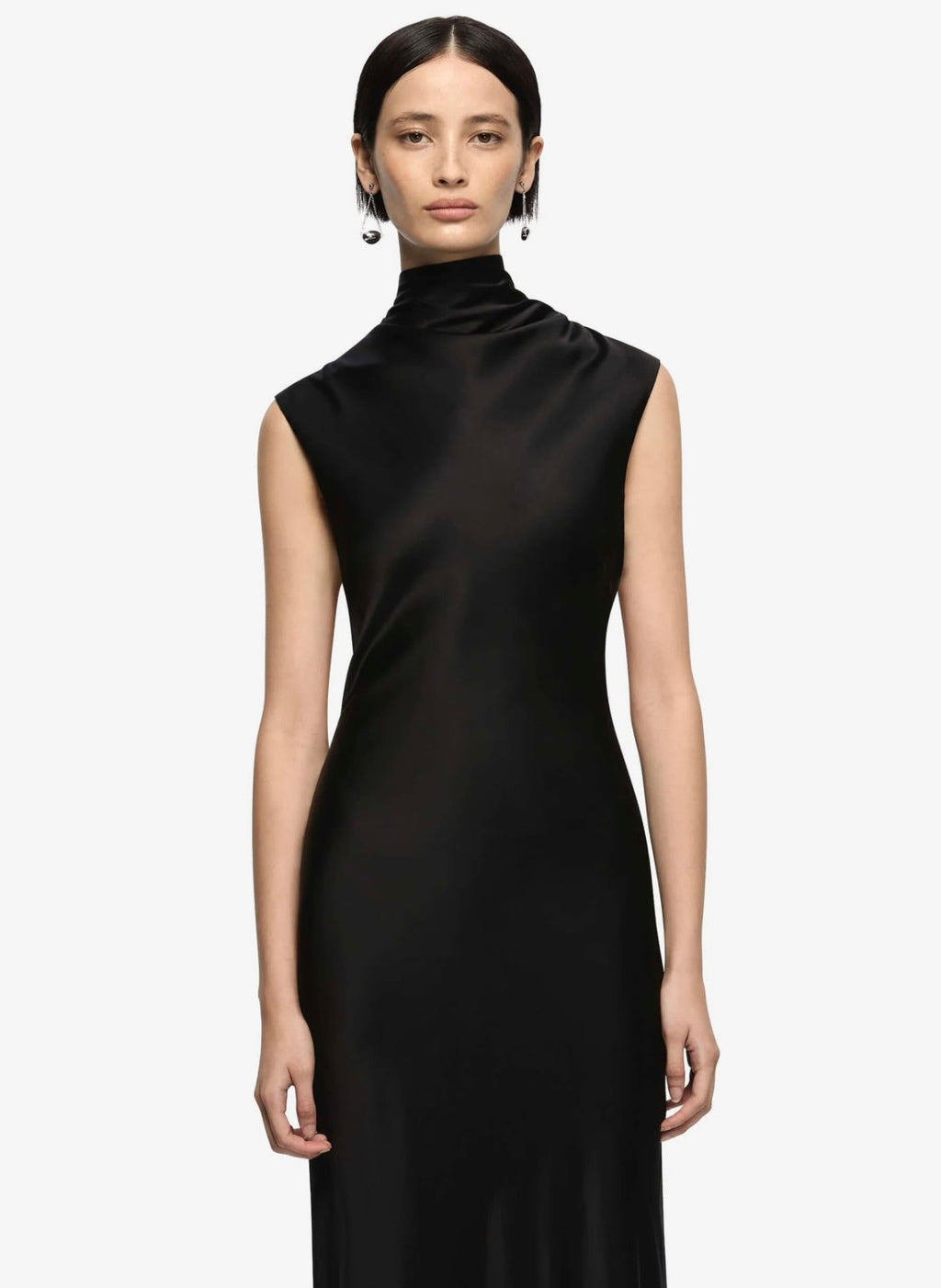 Black Cowl Drift Maxi